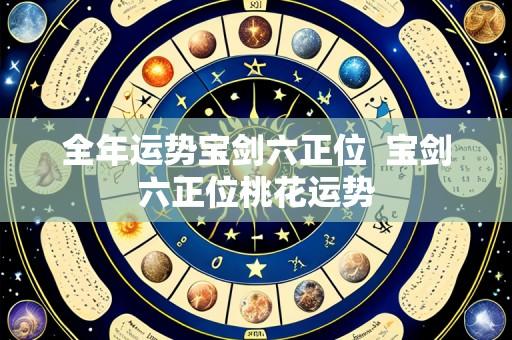 全年运势宝剑六正位  宝剑六正位桃花运势