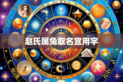 赵氏属兔取名宜用字