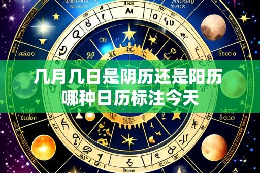 几月几日是阴历还是阳历 哪种日历标注今天