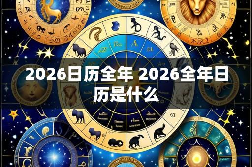 2026日历全年 2026全年日历是什么