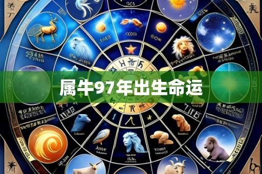 属牛97年出生命运