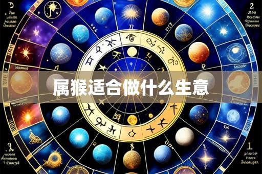 属猴适合做什么生意