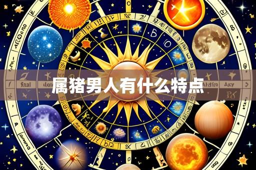 属猪男人有什么特点