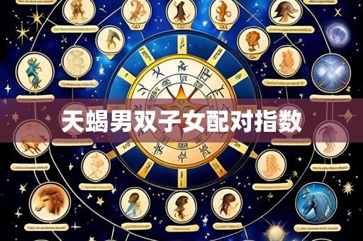 天蝎男双子女配对指数