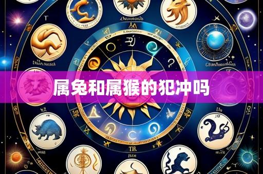 属兔和属猴的犯冲吗