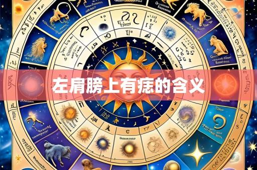 左肩膀上有痣的含义