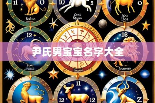 尹氏男宝宝名字大全