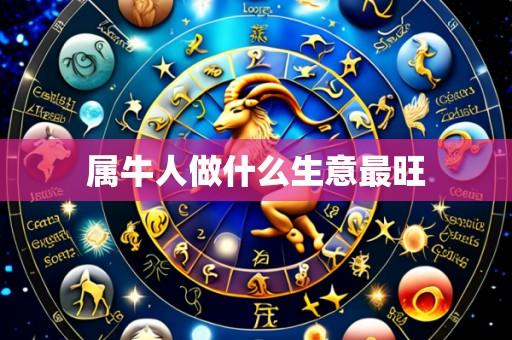属牛人做什么生意最旺