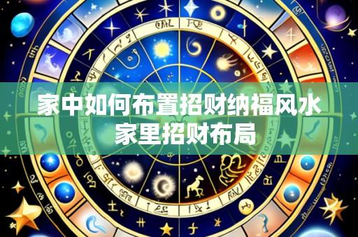 家中如何布置招财纳福风水 家里招财布局
