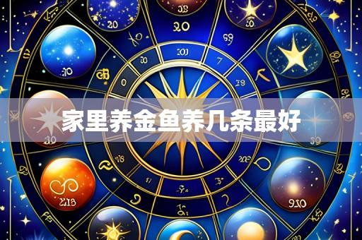 家里养金鱼养几条最好