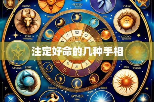 注定好命的几种手相