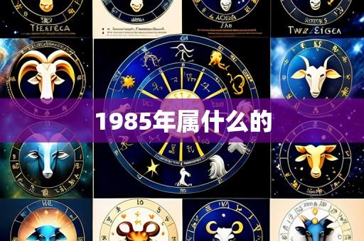 1985年属什么的