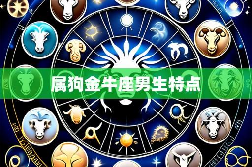 属狗金牛座男生特点