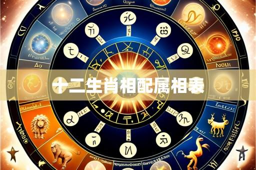 十二生肖相配属相表