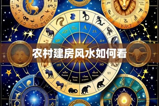 农村建房风水如何看