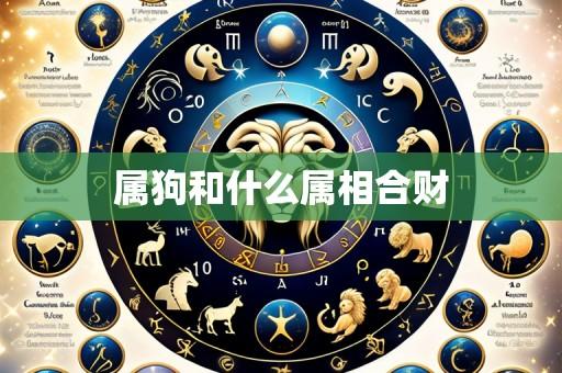 属狗和什么属相合财