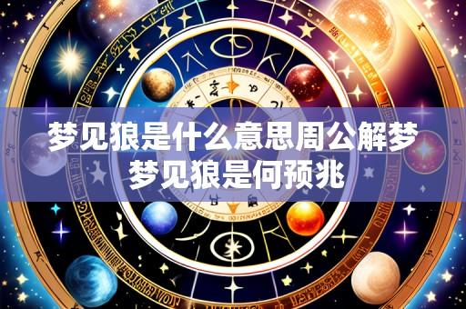 梦见狼是什么意思周公解梦 梦见狼是何预兆