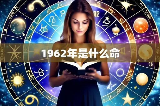 1962年是什么命