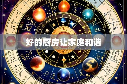 好的厨房让家庭和谐