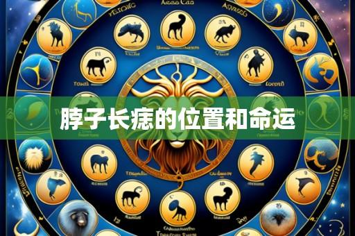 脖子长痣的位置和命运