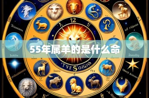 55年属羊的是什么命