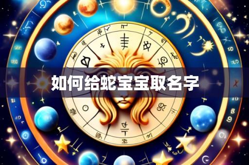 如何给蛇宝宝取名字