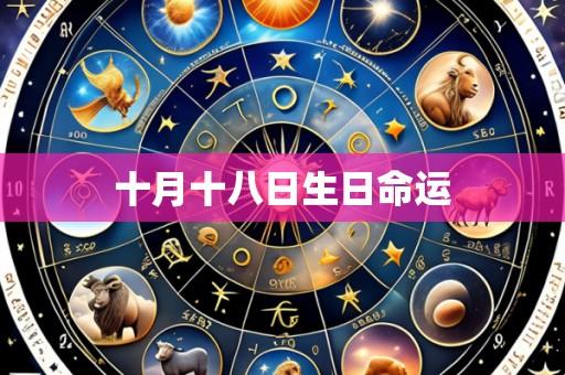 十月十八日生日命运