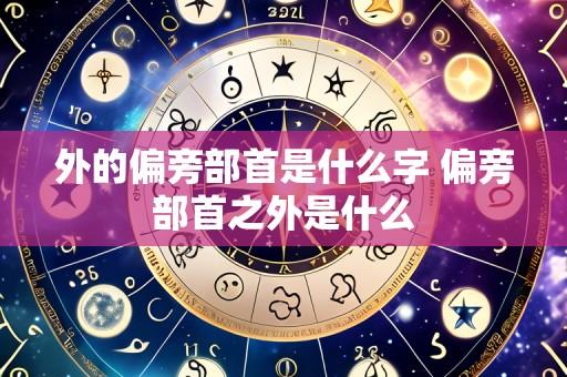 外的偏旁部首是什么字 偏旁部首之外是什么