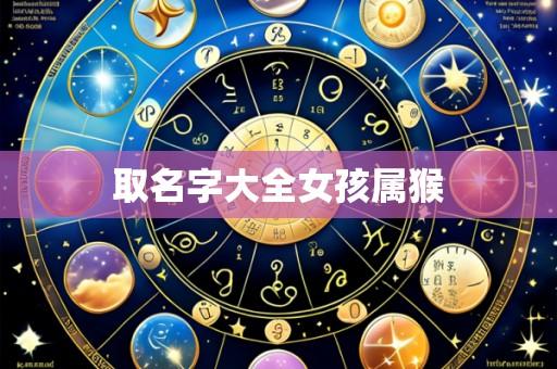 取名字大全女孩属猴
