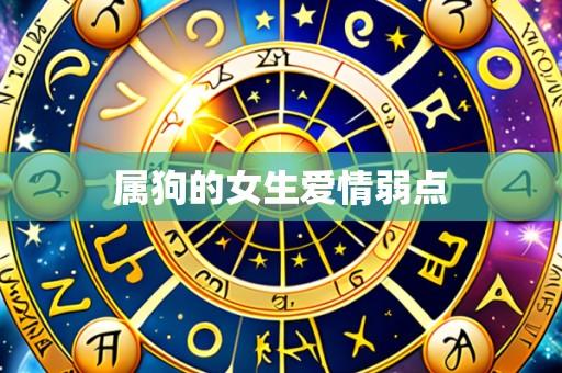 属狗的女生爱情弱点