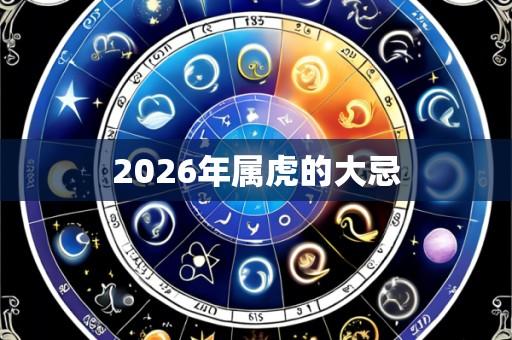 2026年属虎的大忌