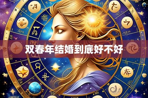 双春年结婚到底好不好