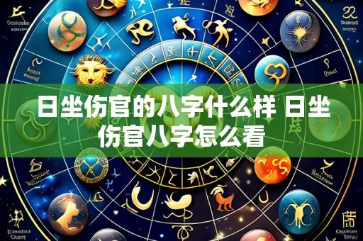 日坐伤官的八字什么样 日坐伤官八字怎么看