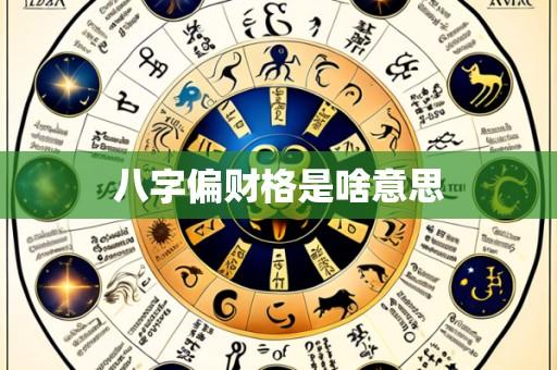 八字偏财格是啥意思