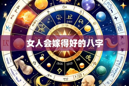 女人会嫁得好的八字