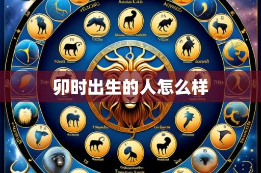 卯时出生的人怎么样