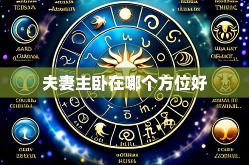 夫妻主卧在哪个方位好