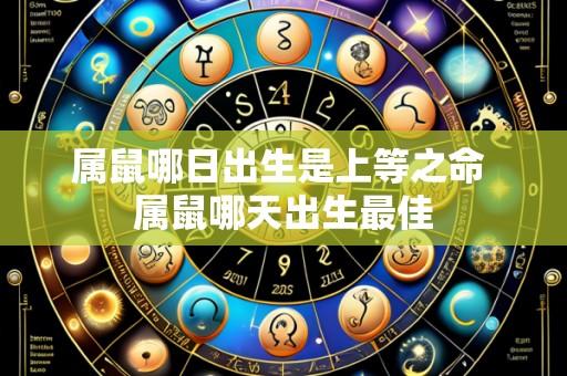 属鼠哪日出生是上等之命 属鼠哪天出生最佳