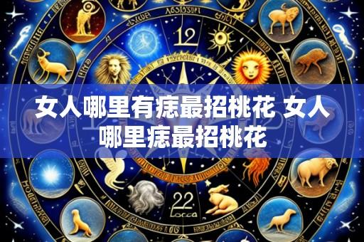 女人哪里有痣最招桃花 女人哪里痣最招桃花
