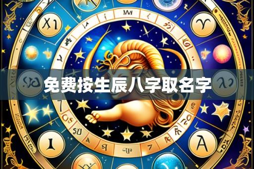 免费按生辰八字取名字