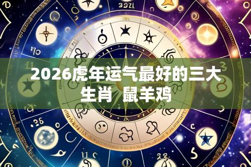2026虎年运气最好的三大生肖 鼠羊鸡