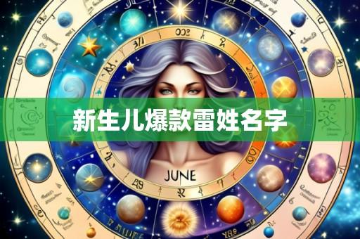 新生儿爆款雷姓名字