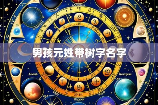 男孩元姓带树字名字