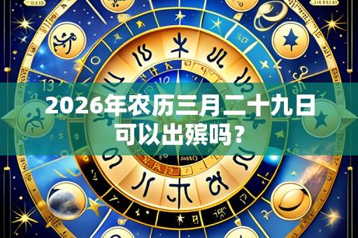 2026年农历三月二十九日可以出殡吗?