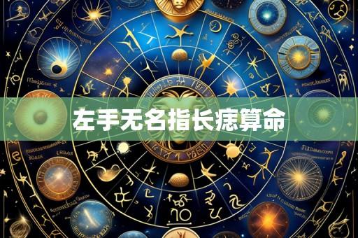 左手无名指长痣算命