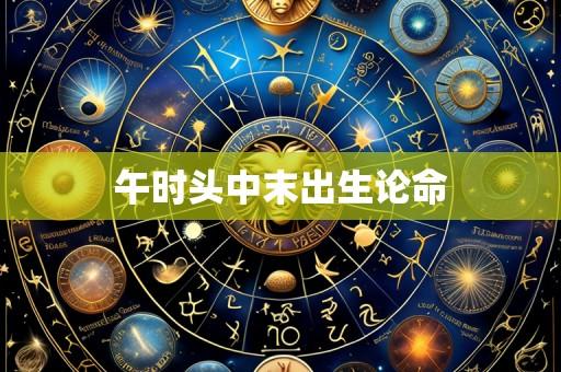 午时头中末出生论命