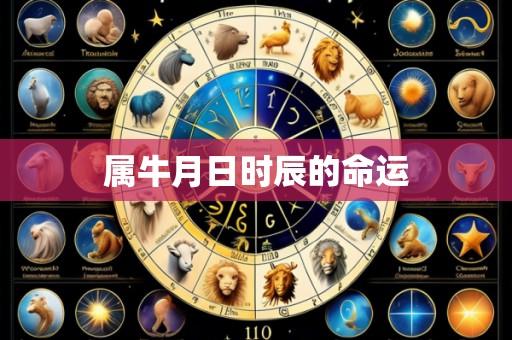 属牛月日时辰的命运