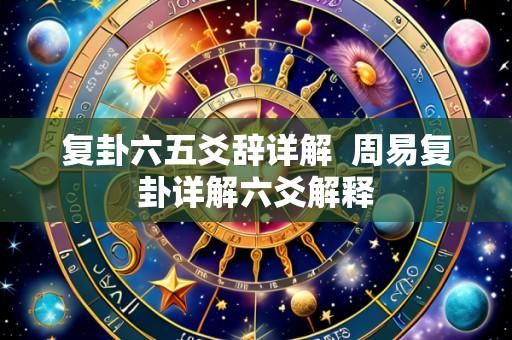 复卦六五爻辞详解 周易复卦详解六爻解释