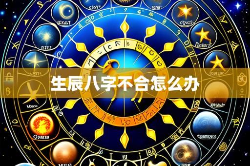 生辰八字不合怎么办