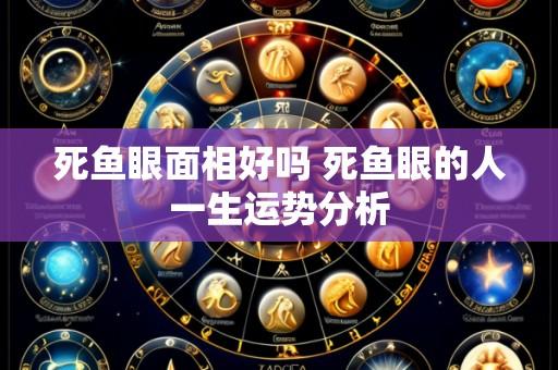 死鱼眼面相好吗 死鱼眼的人一生运势分析